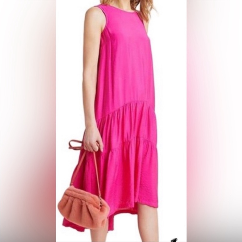 Anthropology Maeve Marlene tiered dress. Size large.